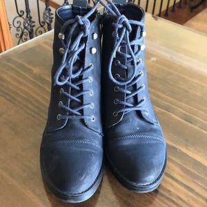 Madden Girl Zip and Lace Boots